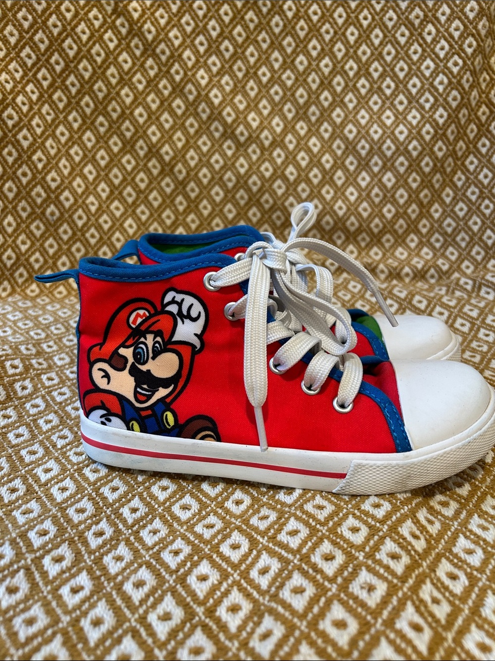Kids Super Mario High-Top Sneakers | 12